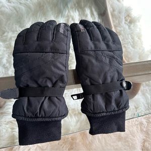 Gordini Men's Ultra Dri-Max Waterproof Gauntlet Ski Winter Gloves, Black